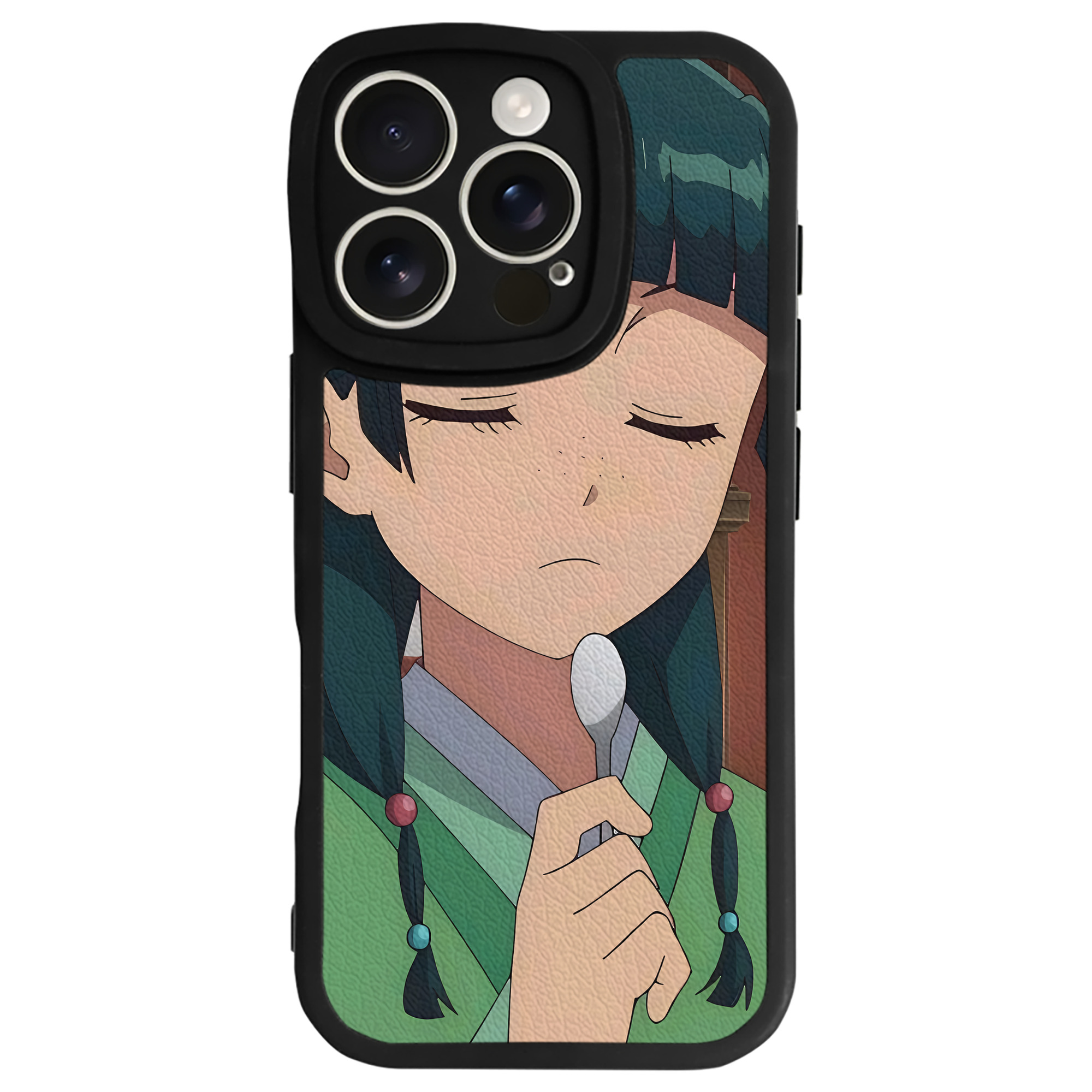 （画像用） 薬屋のひとりごと The Apothecary Diaries 【iPhone 16シリーズ対応】シリコンスマホケース（レザー調） 材質：シリコン